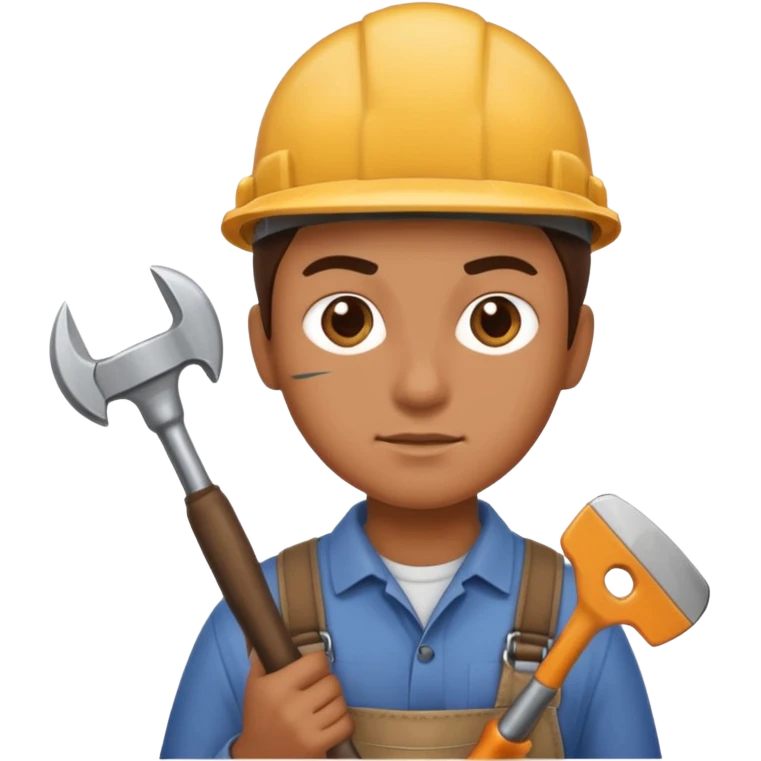 Repairs and Maintenance, holding tool emoji