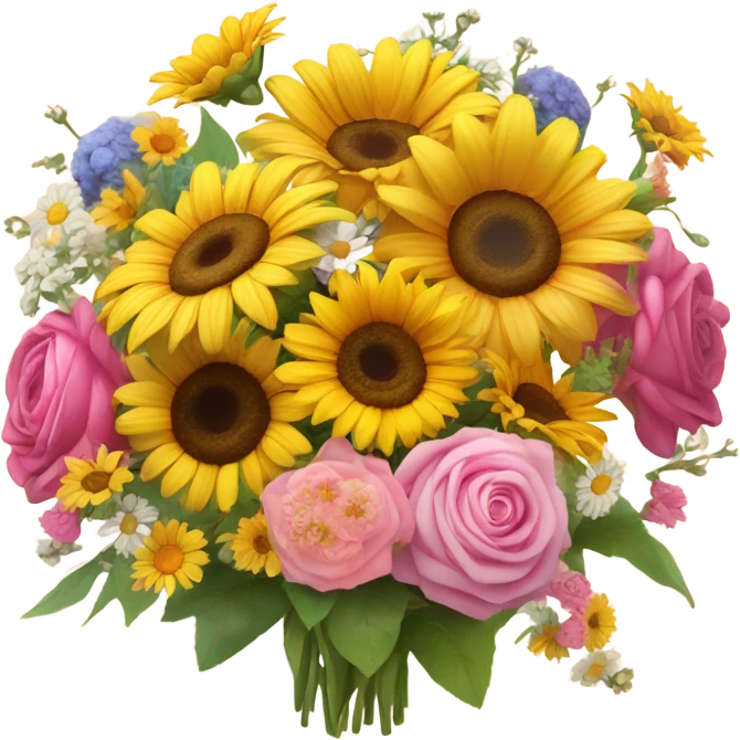 Feeling better flowers emoji