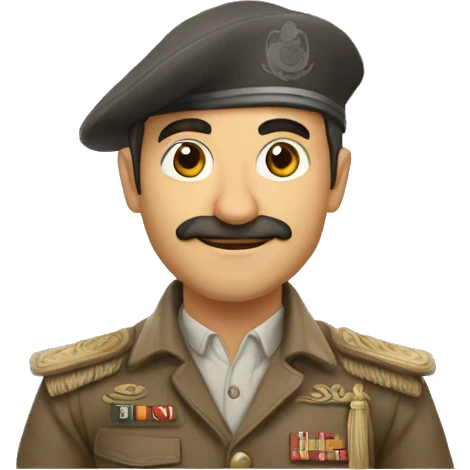 türk bayrağı tutan yeniçeri askeri emoji