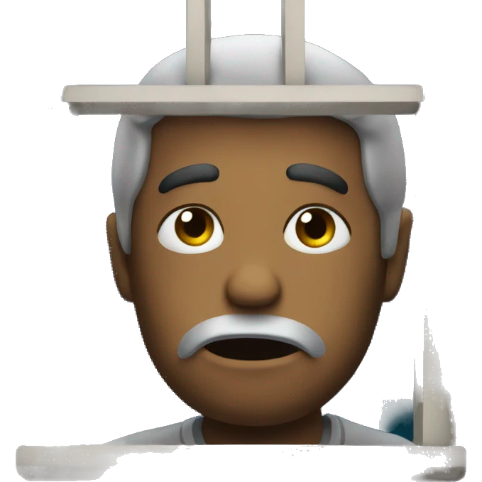 sad looking throw the window at night emoji