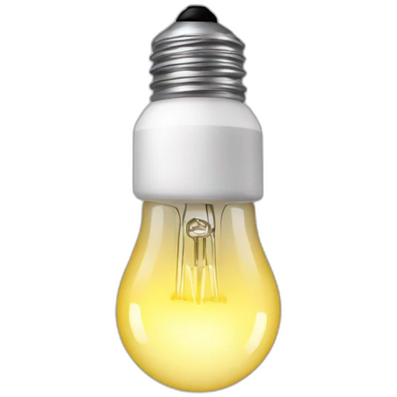 saving light bulb emoji