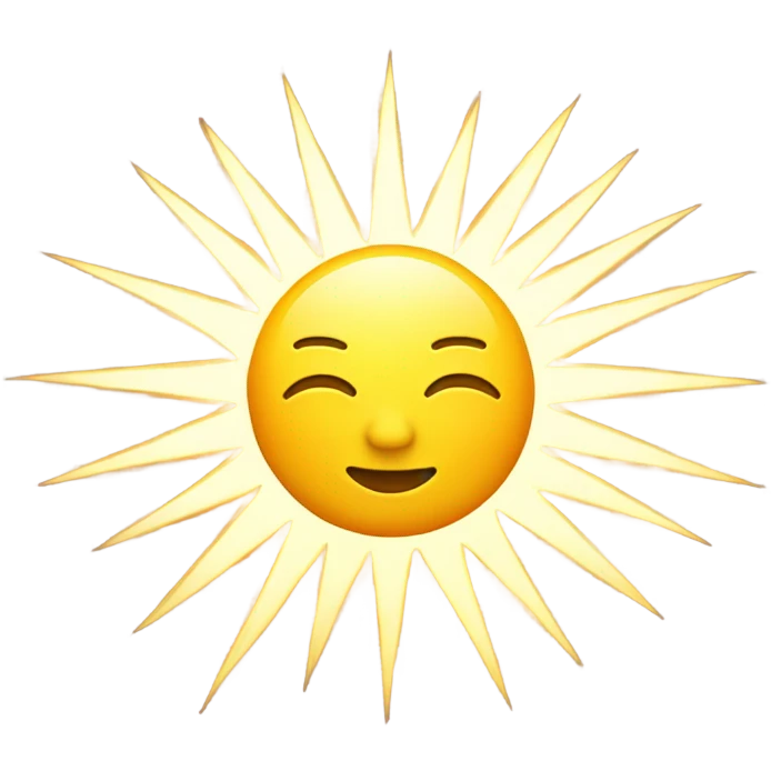 Sun emoji