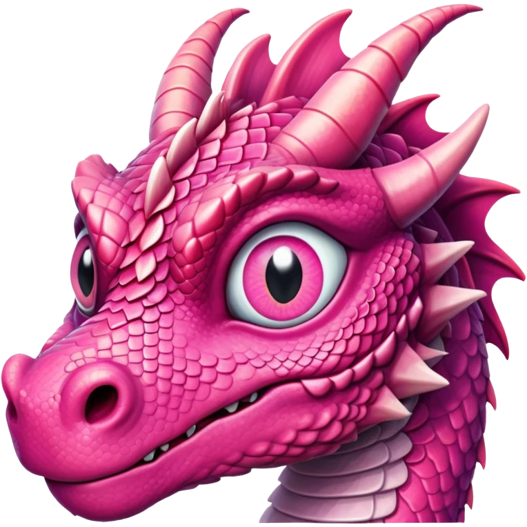 pink dragon with one eye emoji