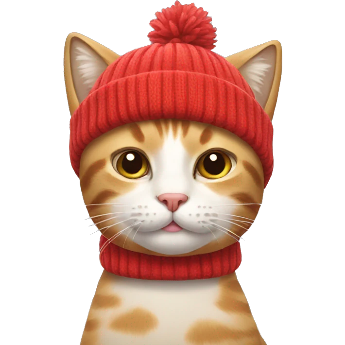 Cat with sock on head  emoji