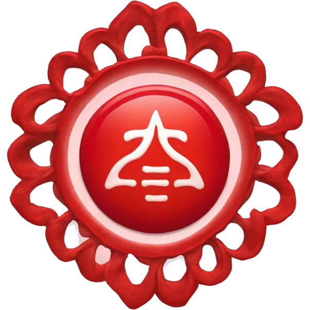 Red chakra muladhara emoji