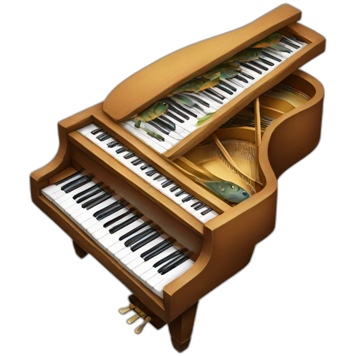 Fish platine piano emoji