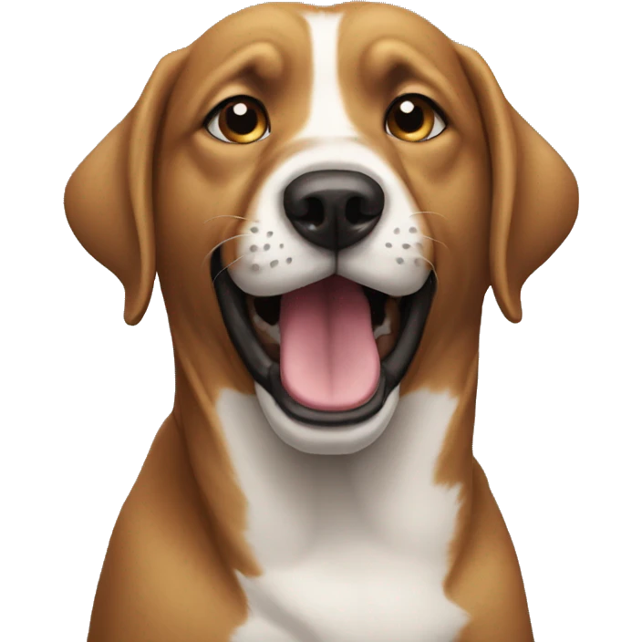 dog mewing emoji