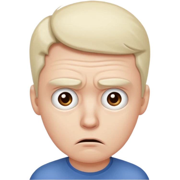 Stressed emoji