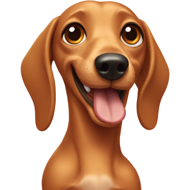 Weenie dog emoji