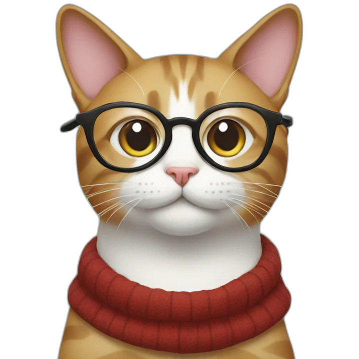 cat with glasses emoji