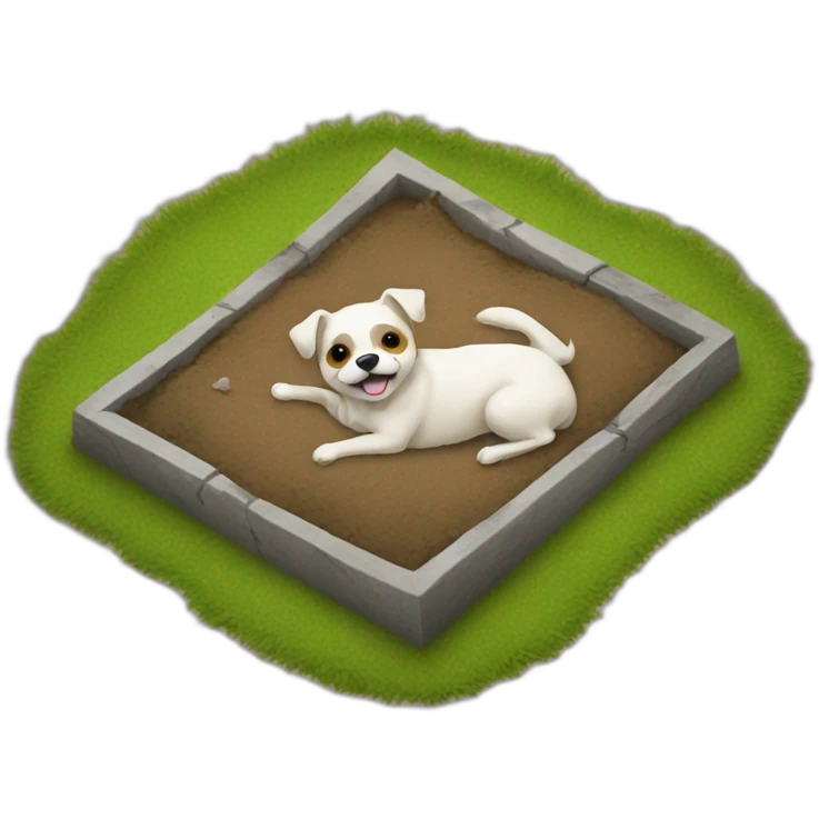 died dog grave emoji