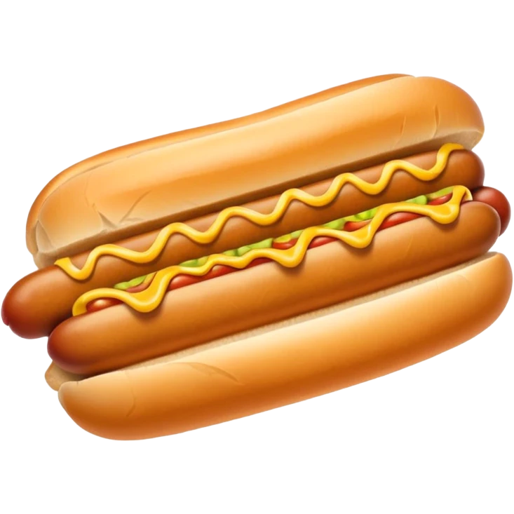 Hot dog emoji