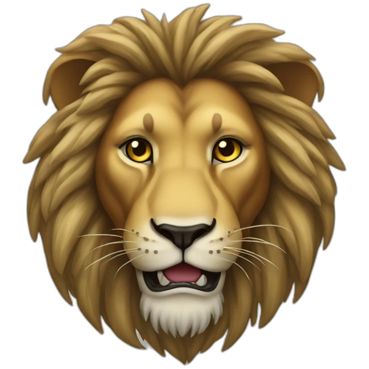 rasta lion with claw giving like emoji