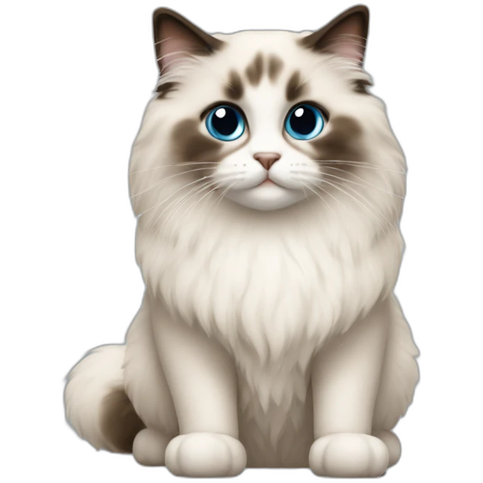 ragdoll cat emoji