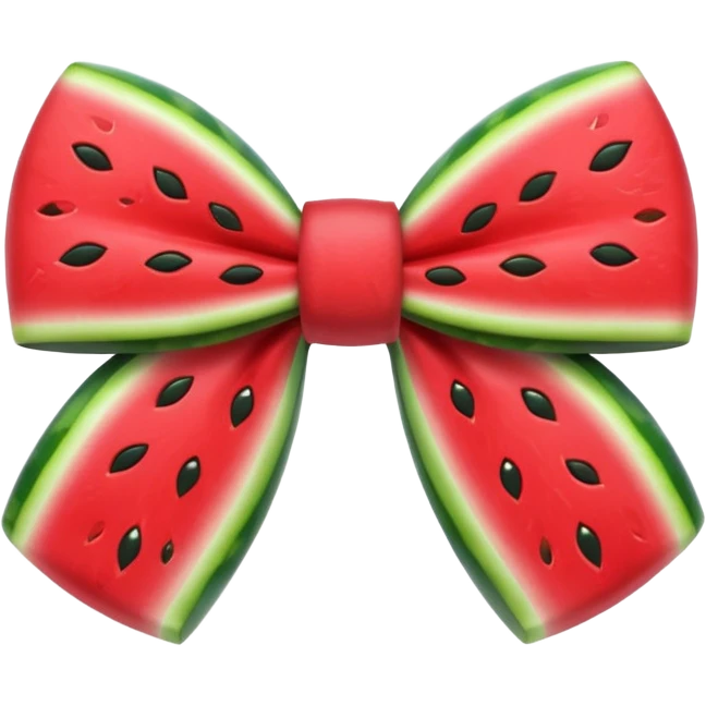 Watermelon bow emoji