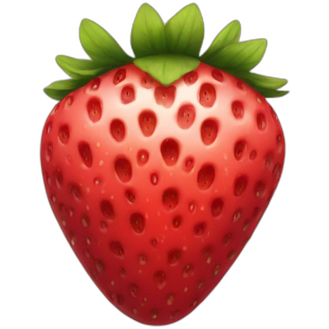 Strawberry from bois emoji