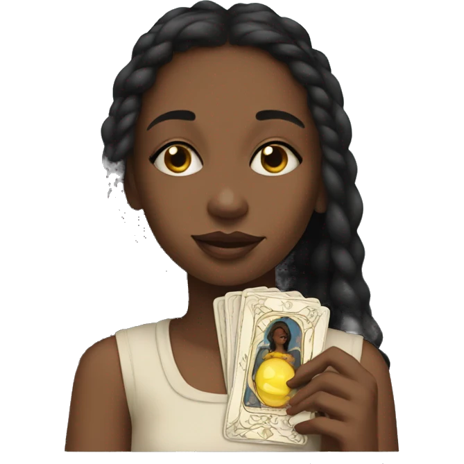 girls and tarot card emoji