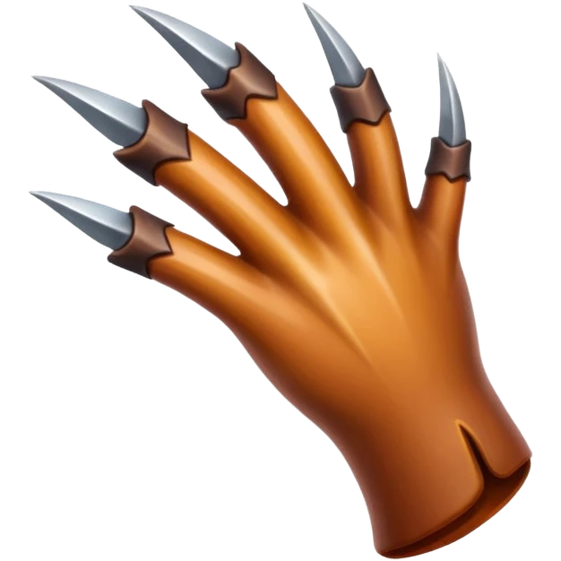 Garra de animal com unhas afiadas  emoji