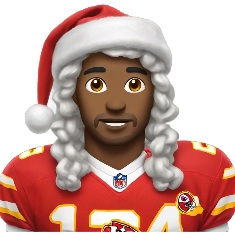 KC Chiefs Xmas emoji