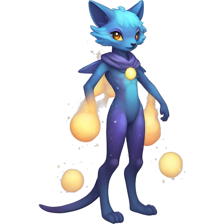 Anthro Sona-Fakemon Nebula Full Body emoji
