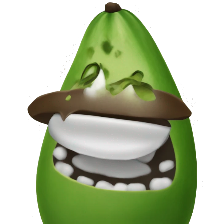 Aguacate rana emoji
