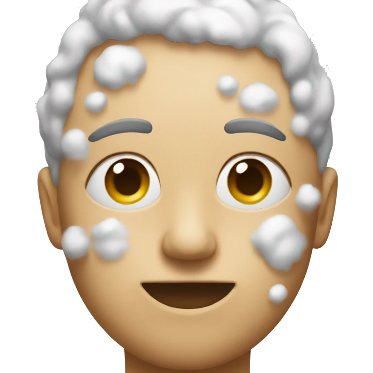 foam on face emoji