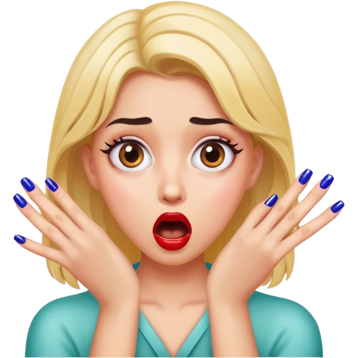 Nails and mindblow emoji