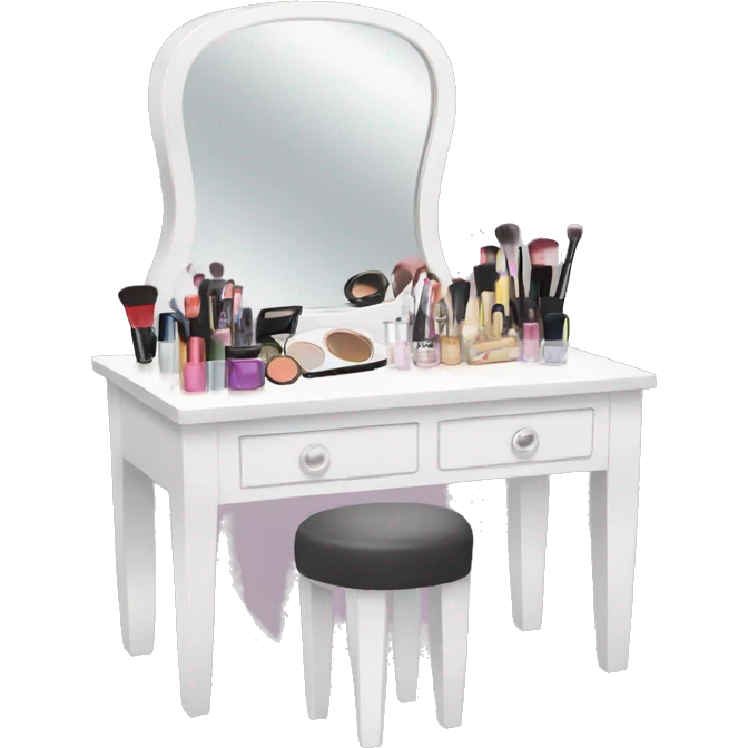 Makeup vanity emoji