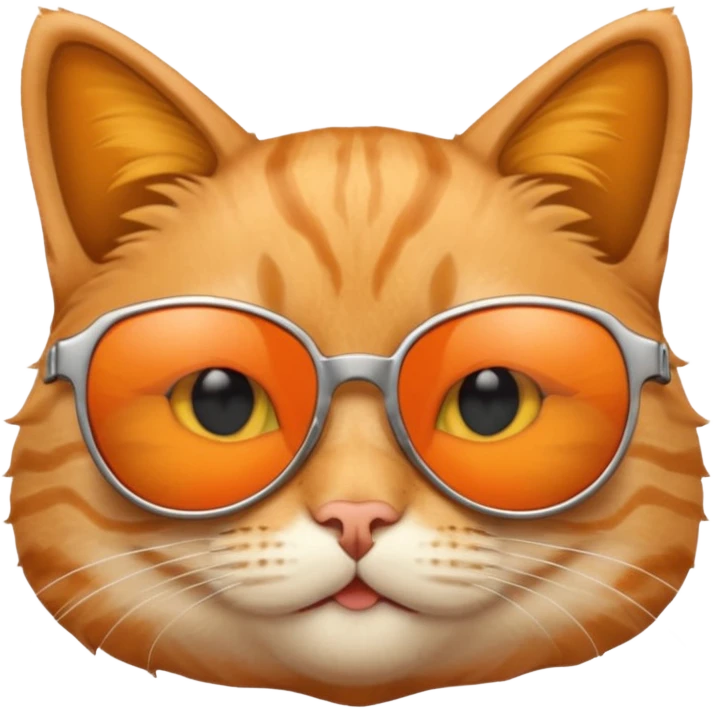 Cat wearing sunglasses emoji