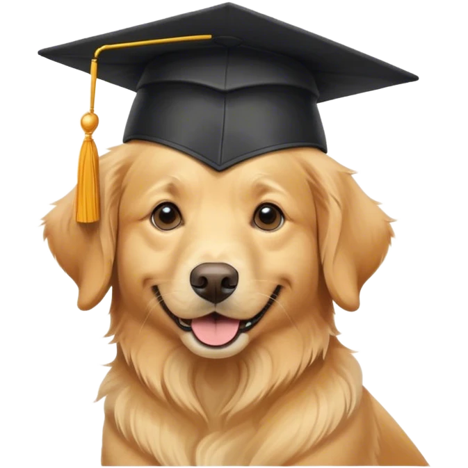 Dog learning Spanish emoji