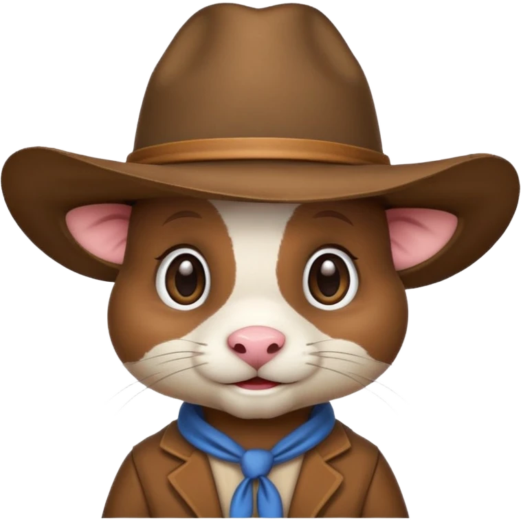 Lapin avec un chapeau de cow-boy  emoji
