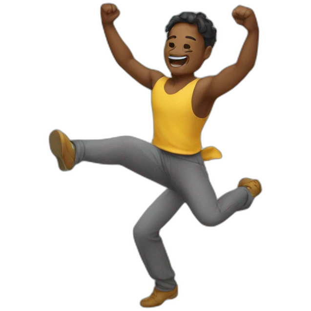 Chat qui danse emoji