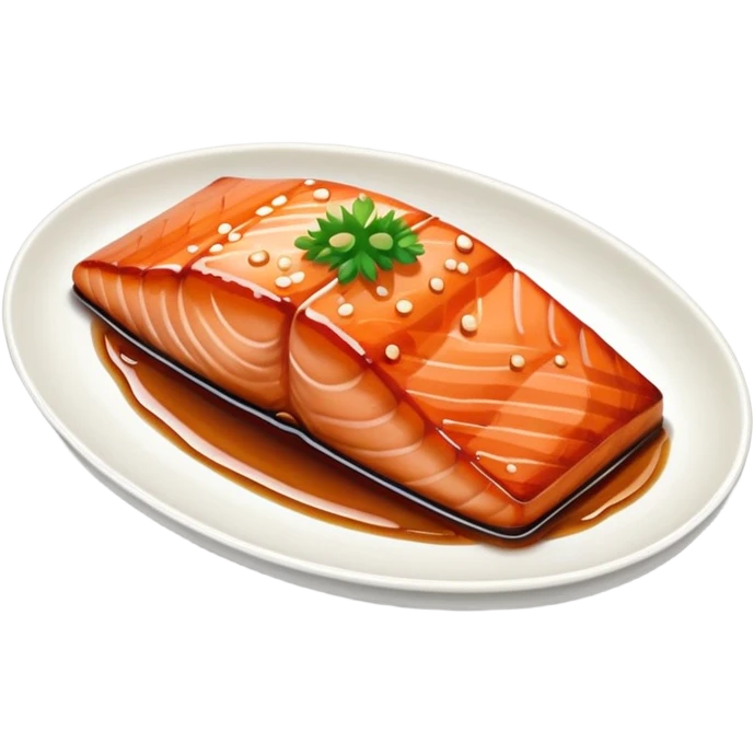 Teriyaki salmon  emoji
