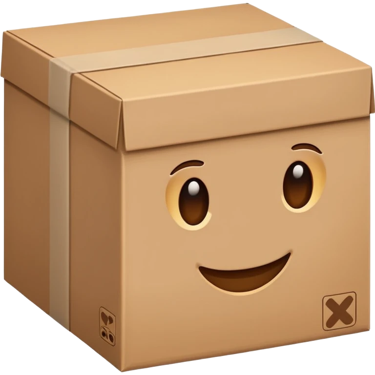 closed empty box emoji
