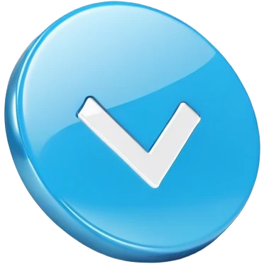 blue verification tick emoji