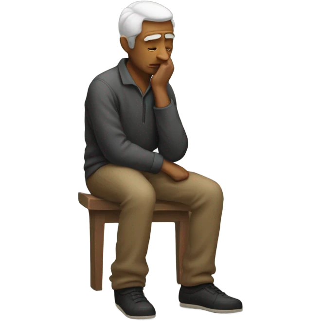 Alone guy emoji