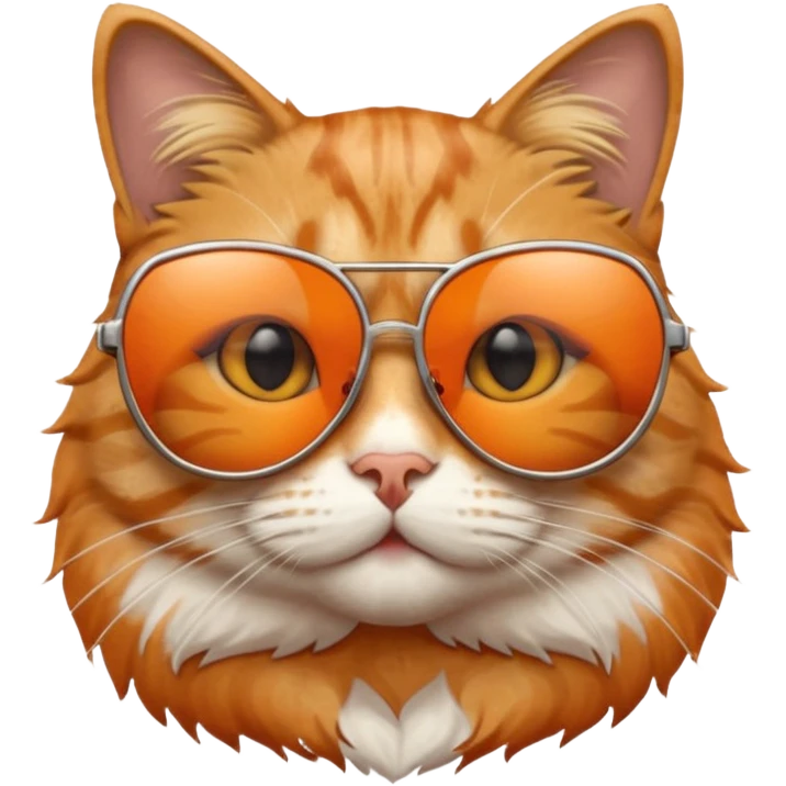 Cat wearing sunglasses emoji