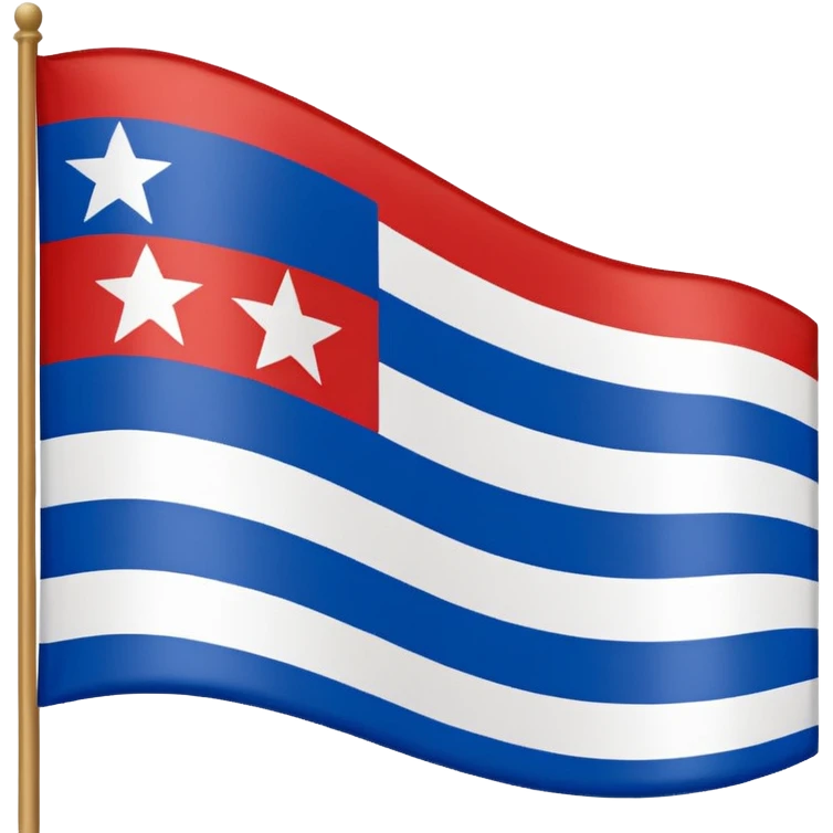 FR yugoslavia flag blue white red emoji