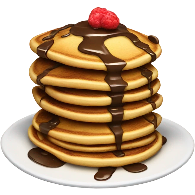 Chocolate chip pancakes  emoji
