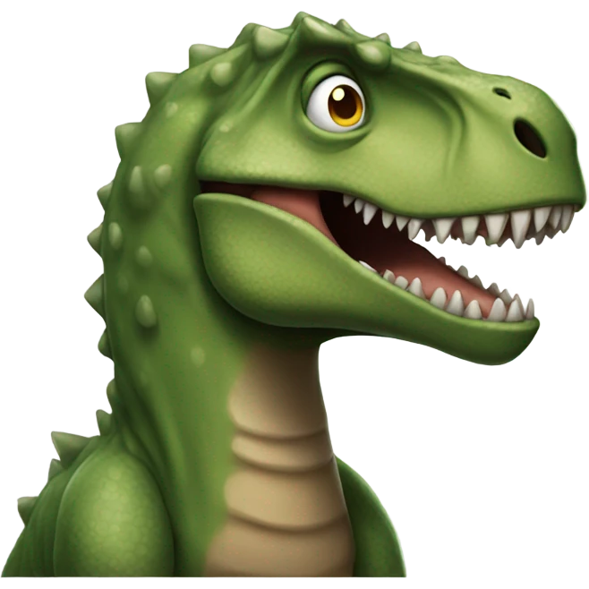 Dinosaur in war emoji