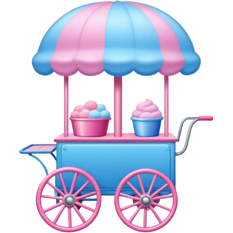 Cotton Candy cart
 emoji