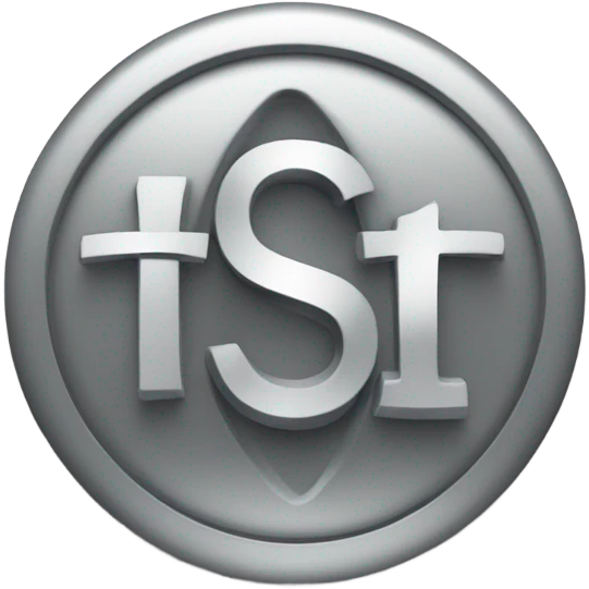 SS initials for the Shared Services team. Luxury looking emoji