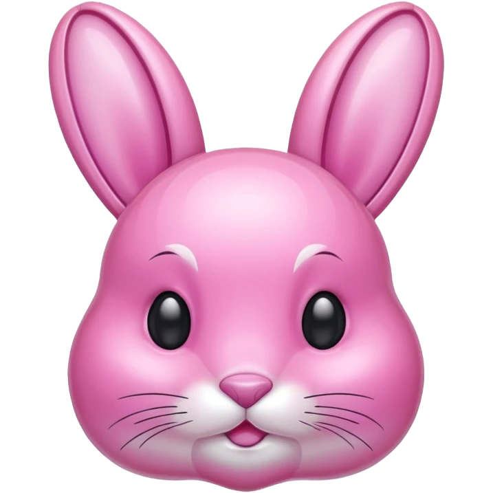 crystal bunny pink emoji