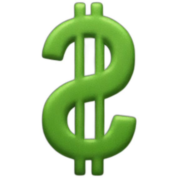 dollar sign emoji