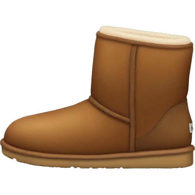 Brown ugg shoes  emoji