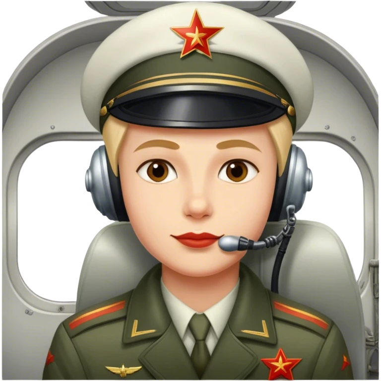 советский лётчик на сомолёте emoji
