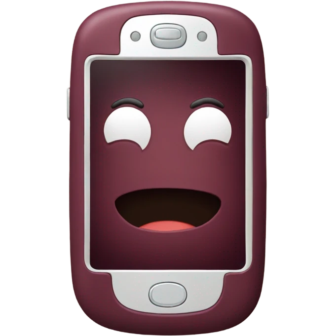 burgundy 📱 phone emoji