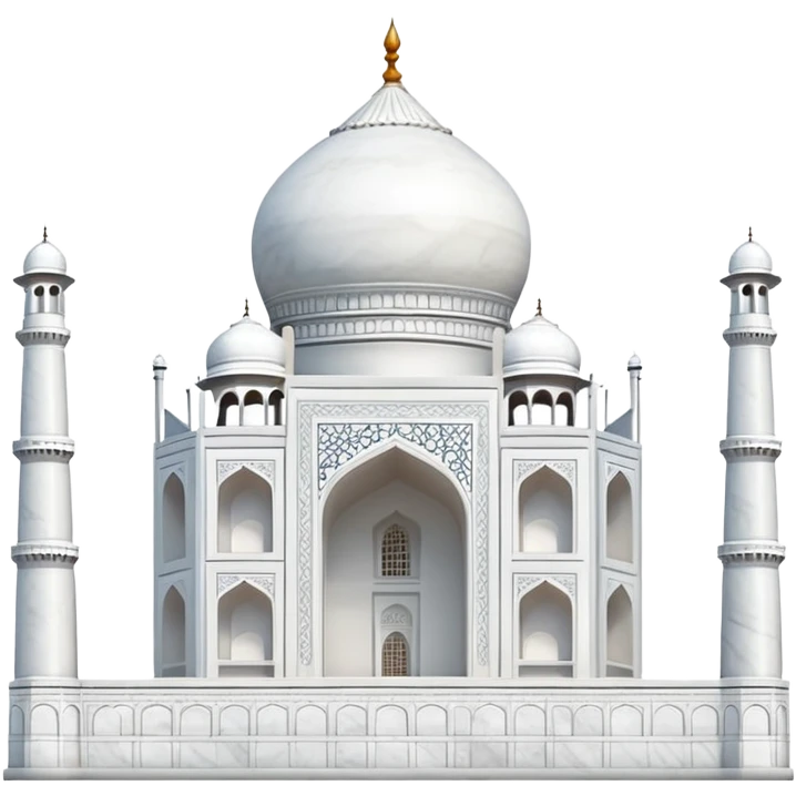 Taj Mahal monument from India emoji