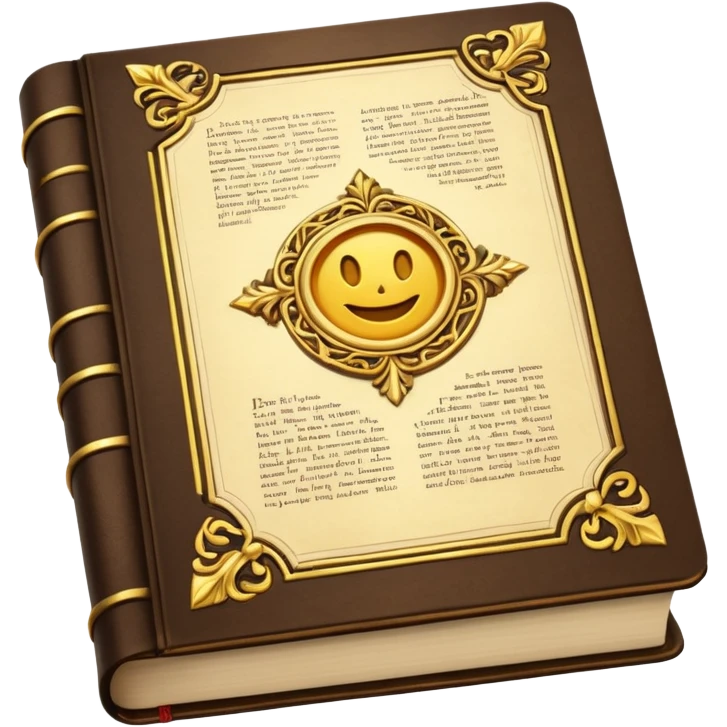 Fantastic book open emoji
