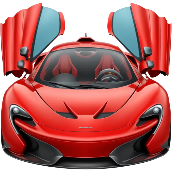 maak een auto en het is een mc laren emoji